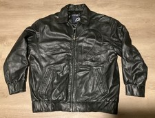 Rocawear Authentic 90’s/2000’s Vintage Leather Bomber Coat Jacket Men’s 2X picture