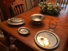 Vintage Silver Plated Serving Dishes GREAT for the Holidays picture