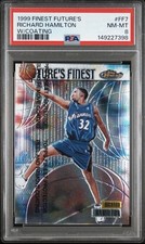 1999 TOPPS FINEST FUTURE'S W/COATING #FF7 RICHARD HAMILTON 109/750 PSA 8 picture