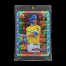 ROMAN ANTHONY ROOKIE SILVER THROWBACK REFRACTOR CARD 2026 Topps Chrome - Red Sox picture