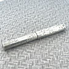 Vintage WATERMAN 452 1/2V Fountain Pen Sterling Silver With New Ink Sac picture