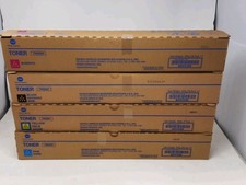 Genuine OEM Konica Minolta TN626 Toner Set CMYK C450/451i, C550/551i, C650/651i picture