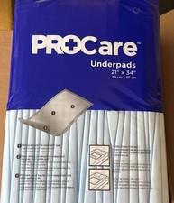 ProCare Underpad 21 X 34 Inch Disposable Fluff Light Absorbency, CRF-150 - Case picture