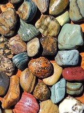 Montana River Rocks 2 Lb – Natural Colorful Stones with Unique Patterns picture