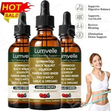 Lumvelle Wild Harvested Wormwood Liquid Drops 60ml Gut Cleanse Digestive Herbal picture
