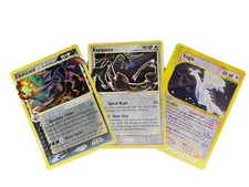 Charizard Gold Star Rayquaza Gold Star Crystal Lugia PROXY FAN ART BINDER GRAIL picture