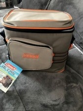COLEMAN 16 Can Cooler - Brand New, Olive Green/Orange Trim, Low Shipping picture