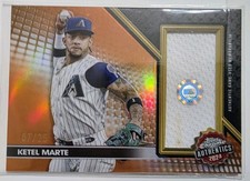 2024 Topps Chrome Ketel Marte Authentics Game Worn Patch Relic Orange /25 picture