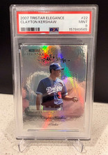 2007 TRISTAR Elegance - Clayton Kershaw #22 (RC) - PSA 9 picture