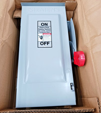 New Siemens 30 Amp Fusible 3R Safety Disconnect Switch 2 Pole 240 Vac 250 Vdc picture