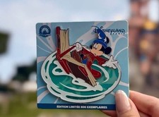 Disneyland Paris Pin Mickey Sorcerer Waves  Limited Edtion 800 LE picture