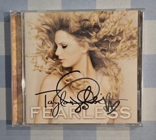 Taylor Swift Signed Original OG Fearless Autographed w/Heart 2008 CD Album picture
