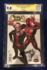 Deadpool's Secret Secret Wars 1 Horn Variant CGC 9.8 Signed- Stan Lee on 11/4/18 picture