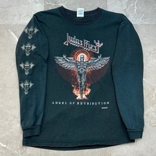 Vintage Judas Priest Graphic Tour Tee Mens Large Long Sleeve Hit Retribution picture