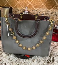 Coach Pink and Gold 20 in charm chain only picture