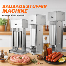 Morgangastro Electric Sausage Stuffer 10L 12L 15L Variable Speed Sausage Maker picture