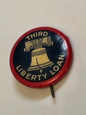 Original WW1 Third Liberty Loan Pinback Button picture