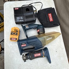 RYOBI 18V In Vehicle Car Cigarette Lighter Battery Charger P130 w/3 Tools picture