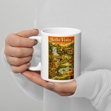 Bella Vista Arkansas White Glossy Mug picture