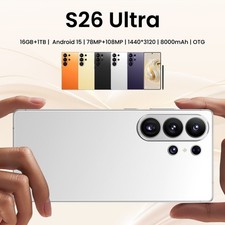 S26 Ultra 5G Smartphone 6.8 inch Unlocked Android 15 16G + 1TB Cellphones picture
