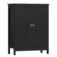 Best Iwell Bathroom Cabinet, Storage Cabinet with 2 Doors & 3 Shelves, Heights picture