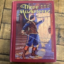 1931 THE THREE MUSKETEERS by Alexandre Dumas Hardcover Book with Illustrations picture