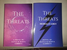 The Threats Vol 1 & 2 Signed Fantasy Novels Set Twin Authors New Condition picture