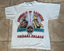 Vintage 1988 Boxing Tee Sugar Ray Leonard Vs Lalonde picture