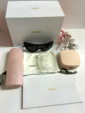Ulike IPL Hair Removal Device UI06 PN Pink Corded Electric w/ Sunglasses picture