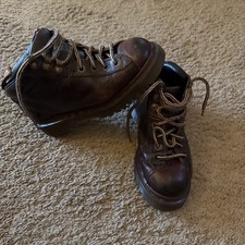 Vintage Dr. Martens 8287 Ankle Work Boots Lace Brown Women's US5 Made in England picture