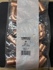 10 Pack NIBCO CP60721.  1 in. Wrot Copper 90 Degree Ftg x C Elbow 1” picture