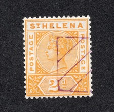 St Helena 1890-97 2p Yellow (SC# 43) picture