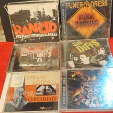 6 Punk CD's- Rancid-Funeral Dress & Sick on the Bus picture