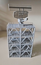 HO Scale 1:87 Wide Radar Tower for Model Train Environment picture