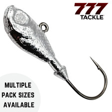 Ultra Minnow Bass Fishing Jig UnPainted Mustad Ultra Point Hook 50 or 100 Pack picture