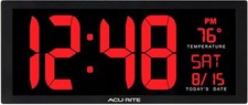 14.5-inch Large LED Digital Oversized Wall Clock with Date and Temperature picture