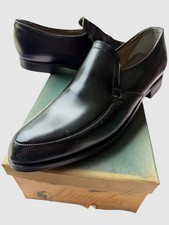 Vintage 1950s Douglas Men’s Black Leather Loafers NOS Size 10.5A BF Goodrich E70 picture