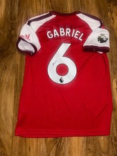 Gabriel Magalhães Signed Arsenal Home Shirt With COA Included picture