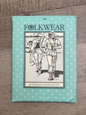 Vtg Folkwear Pattern #130 Australian Bush Outfit Uncut/Factory Folded All Sizes picture