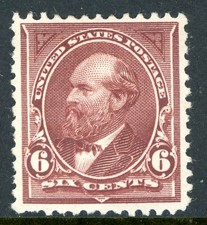 USA 1894 Grant 6¢ Dull Brown Scott #256 Mint R8 picture