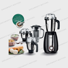 Bosch TrueMixx Pro 1000 W Mixer Grinder Black Steel 4 Jars With Universal Plug picture