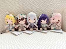(NWT) Authentic ‘Nightcord at 25:00’ 6” Fuwapuchi Mini Plushes, Set of 5 picture