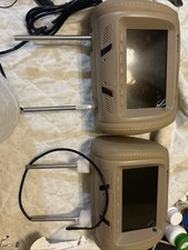 Rockville RHP7 Car Headrest Movie TV Screen Replacement Set Of 2 picture