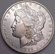 1896-O Morgan Silver Dollar - Super Attractive & Lustrous XF+/AU Key Date O-Mint picture