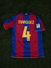 Rafa Márquez #4 Barcelona Home Jersey LFP Patch Size XL picture