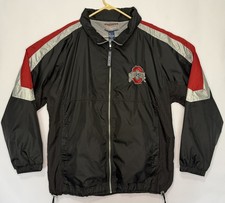 Vintage Ohio State Buckeyes Full Zip Jacket Windbreaker Crable Sportswear Medium picture