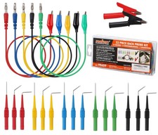 HORUSDY 22PCS Back Probe Pin Kit, Electrical Testing Probes with 5 Colors Silico picture