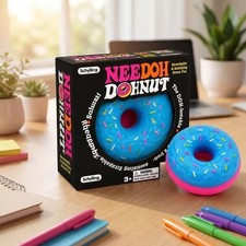 NeeDoh Dippin Dazzler Egg Donut Squishy Sensory Stress Relief Toy Fidget Anxiety picture