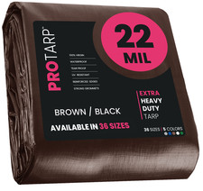 PROTARP Extreme Heavy Duty Tarp 22 Mil Waterproof Tarpaulin Cover UV Resistant picture