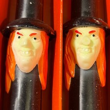 Vintage 1981 American Greetings Witch Taper Candles 12
